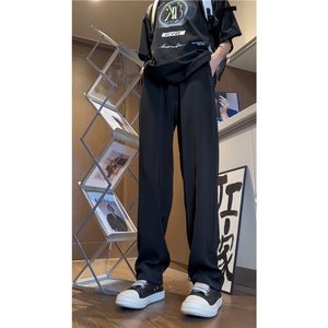 抖音品质夏季潮流修身垂感小脚西裤休闲裤B315-K24125-特p30控58图片