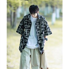 1港风冰丝短袖衬衣大码M-5XL情侣潮短袖衬衫男DCS8711P35控49，男装T恤，星座226-2