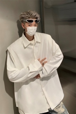 假两件长袖衬衫男秋季高级感痞帅衬衣XZ514-2-24229-P6855，男装衬衫，星座514-2(原B239)