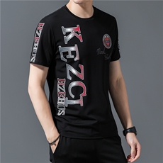 2023年夏新款高端时尚男士T恤P37，男装T恤，电商D223-1