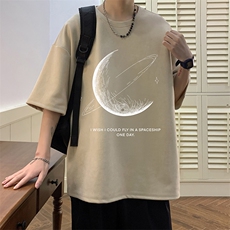 麂皮绒短袖t恤男大码半袖男JD82246-P25，男装T恤，电商A040