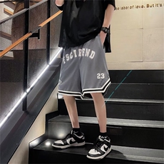 潮牌短裤男夏季休闲薄款运动裤子美式复古冰丝五分裤K3871-P24，男装休闲裤，星座512-2