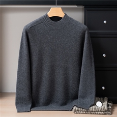 2025年秋季长袖青春流行套头马鞍肩加厚基础大众，男装针织衫/毛衣，戎禾素