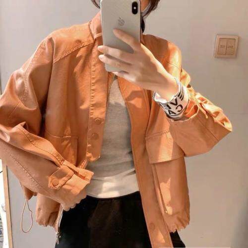 秋装皮衣，女装皮衣，视线·L