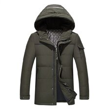 2021电商B247新款羽绒服爸爸装短款加厚中老年白鸭绒外套865，男装羽绒服，电商B247