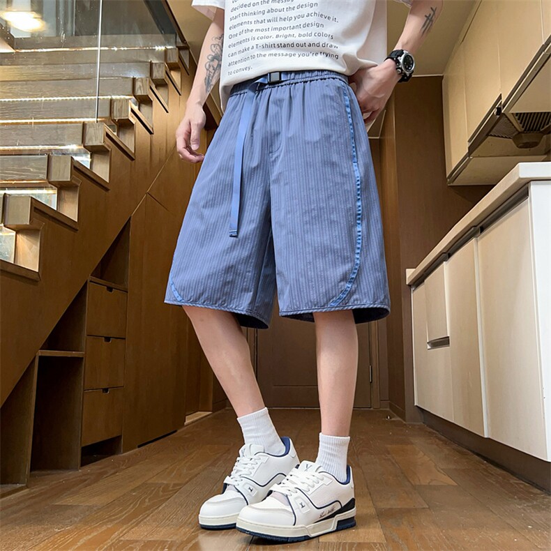 夏季工装短裤男ins潮牌休闲百搭潮流痞帅五分裤D02519-P40,男装牛仔裤,星座308B-2