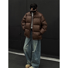 档口图立领钢印棉衣PU皮棉服棉袄M2883-特P90无差价，男装棉衣，星座1213