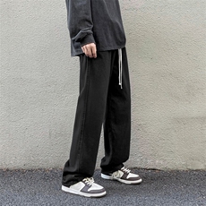 美式高街vibe牛仔裤男潮牌宽松直筒休闲裤K823-P35，男装休闲裤，星座718-1
