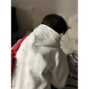 卫衣男新款重磅硬挺连帽衫美式复古外套513AWY2607P35