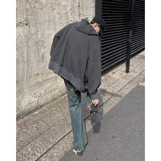 解构风美式hiphop加绒卫衣男秋冬新款痞帅连帽高街外套ER114-p58，女装短外套，星座1008-1