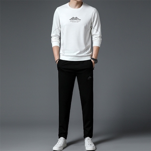 S3080钱塘2020-2中青年男士秋季时尚休闲简约长袖卫衣套装P127图片