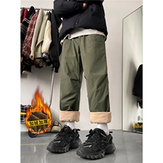 A165-K8553-P5068棉裤~加绒加厚保暖防水休闲裤冲锋裤束脚裤，男装棉衣，电商A165