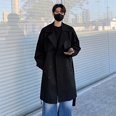 2026秋季新款双排扣风衣男长款上衣外套DSA157B-J2525-P108现货，男装风衣，电商A157B