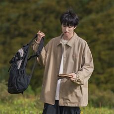 B225-W8594-P94-X118--背后图案夹克-发泡全棉，男装夹克，电商B225