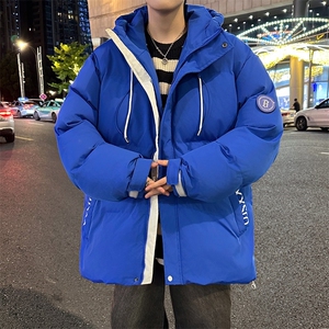 棉衣男冬季连帽棉袄外套韩版潮流宽松面包棉服JC8028/P78图片
