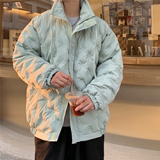 定制面料棉衣男港风半高领棉服男外套男8707P125控168，男装棉衣，星座226-1
