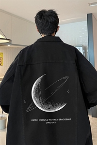 牛仔夹克男大码牛仔外套男茄克 NJ77246-P60加绒款-P75图片