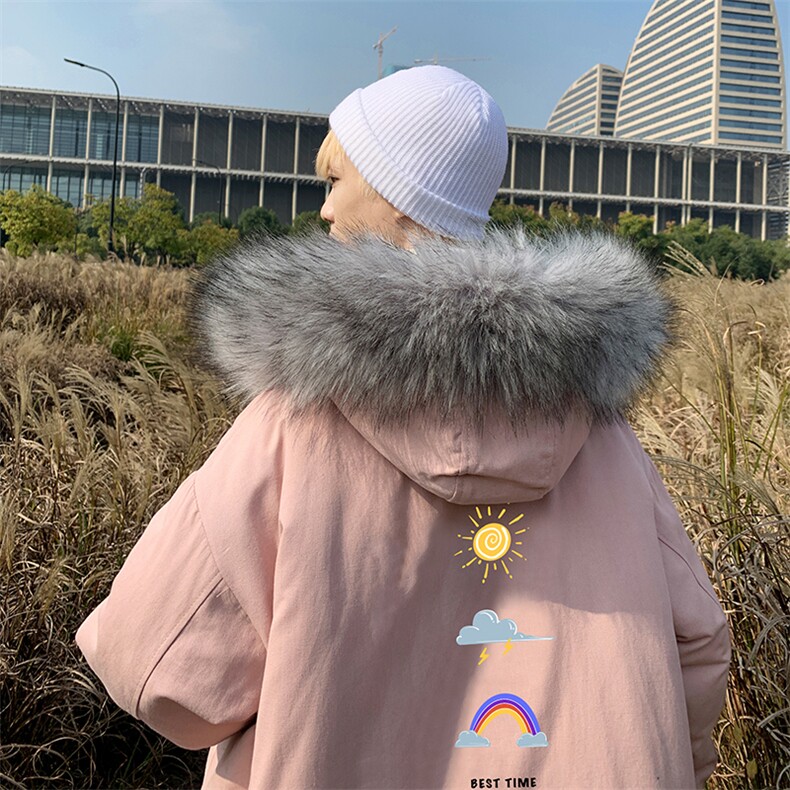 MM48141-P130冬季大毛领棉衣男士大码加厚棉袄男棉服,男装棉衣,电商A040