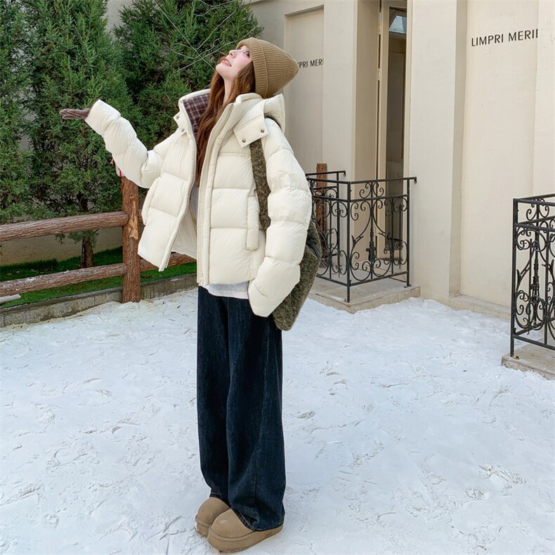 新款，新标90白鸭绒羽绒服P330-K458,女装羽绒服,2C011
