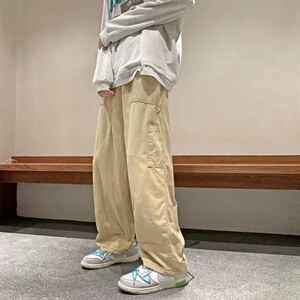 男秋冬休闲纯色工装裤K159P35