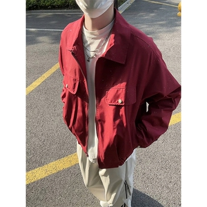 模特-美式复古百搭工装飞行夹克男 9012-P68图片