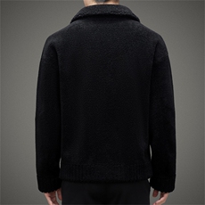 男士棉服羊绒外套男新款冬季加绒加厚中青年保暖棉衣两面穿上衣男，男装棉衣，电商B212（原钱塘6029）