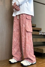 XZ616秋季新款重磅灯芯绒闪电纹工装破缝长裤TY1033特P40控78，男装工装外套，星座512A（原616）