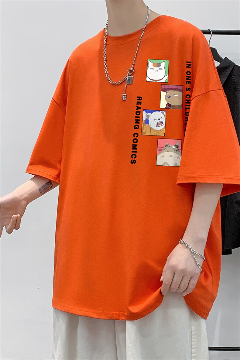 短句敏电商A088-DT8538-TP20100夏季新款大码宽松短袖T恤男1,男装T恤,电商A088