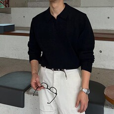 时尚日系新款针织衫百花绒百搭流行文艺ins慵懒简约气质潮流原宿，男装针织衫/毛衣，星座506A