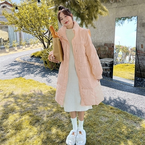鹅绒  现货 羽绒服女过膝长款062档口YR22款P195K328图片