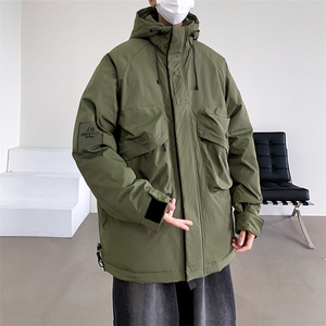 2026冬季新款加厚户外冲锋衣工装连帽棉服男女MY9303-P130图片