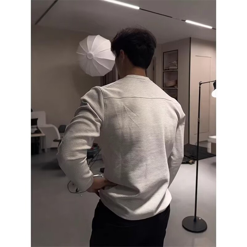网络图现货潮牌日系高级感新款秋冬季刺绣圆领卫衣J3378-P28,男装卫衣,星座715-7
