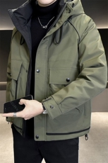 店主风2025年连帽重工机能潮流帅气保暖羽绒服男YR6032-P215，男装羽绒服，电商D240-242