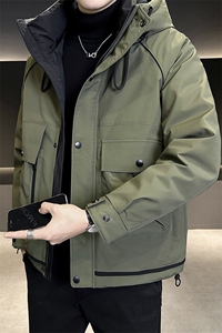 店主风 2025年连帽重工机能潮流帅气保暖羽绒服男YR6032-P215图片