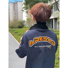 万针全刺绣工艺抖音得物高品质260克重磅纯棉双纱美式高街短袖T恤，男装T恤，电商A486-1