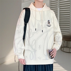 卫衣男青年春秋长袖青少年潮流休闲宽松学生打底衫WY3376-P58，男装T恤，星座1105-3