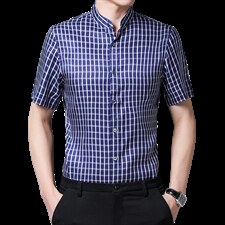 GBN513-1夏季新款男式休闲衬衫纯短袖时尚衬衣P480，男装衬衫，电商B360