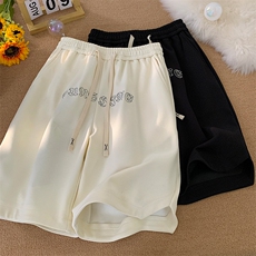 抖音品质主推港风宽松五分裤男短裤X416b-1-DK382-P45限58，男装牛仔裤，星座416B-1