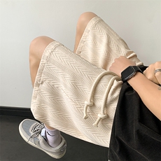 夏篮球冰丝短裤男设计感美式宽松抽绳休闲五分裤XZ514-2-1530-P38，男装牛仔裤，星座514-2(原B239)