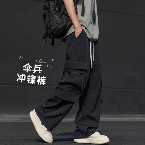冲锋裤亲肤多功能大口袋休闲直筒柔顺质感工装长裤 K1230-特批35图片