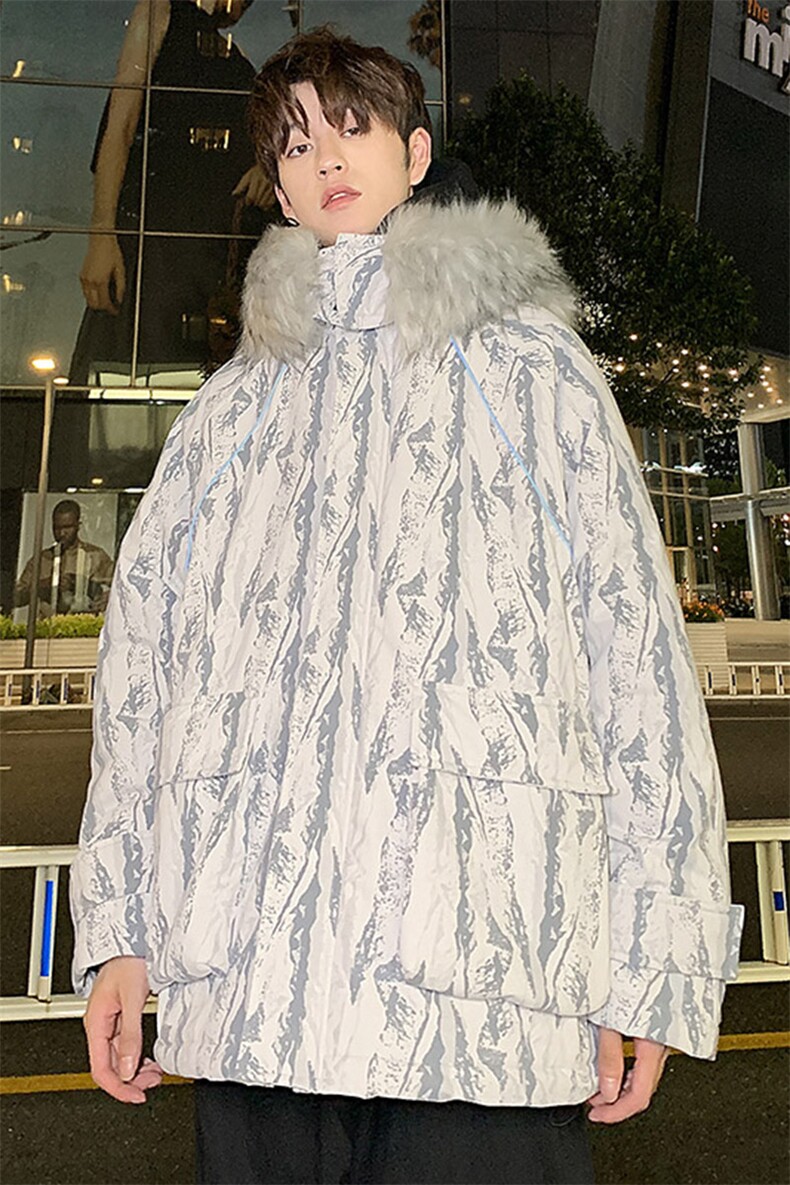 港风迷彩棉衣男冬季休闲宽松棉服外套A090-MY70p145限188,男装棉衣,电商A089-1