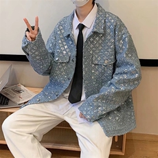 美式复古小香风外套男春秋高级感炸街男装轻奢冷淡风JT91P85，男装夹克，星座1116-2