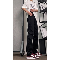 现货抖音品质黑色弹力修身直筒牛仔裤量大价格还可谈!，男装牛仔裤，星座310A-4