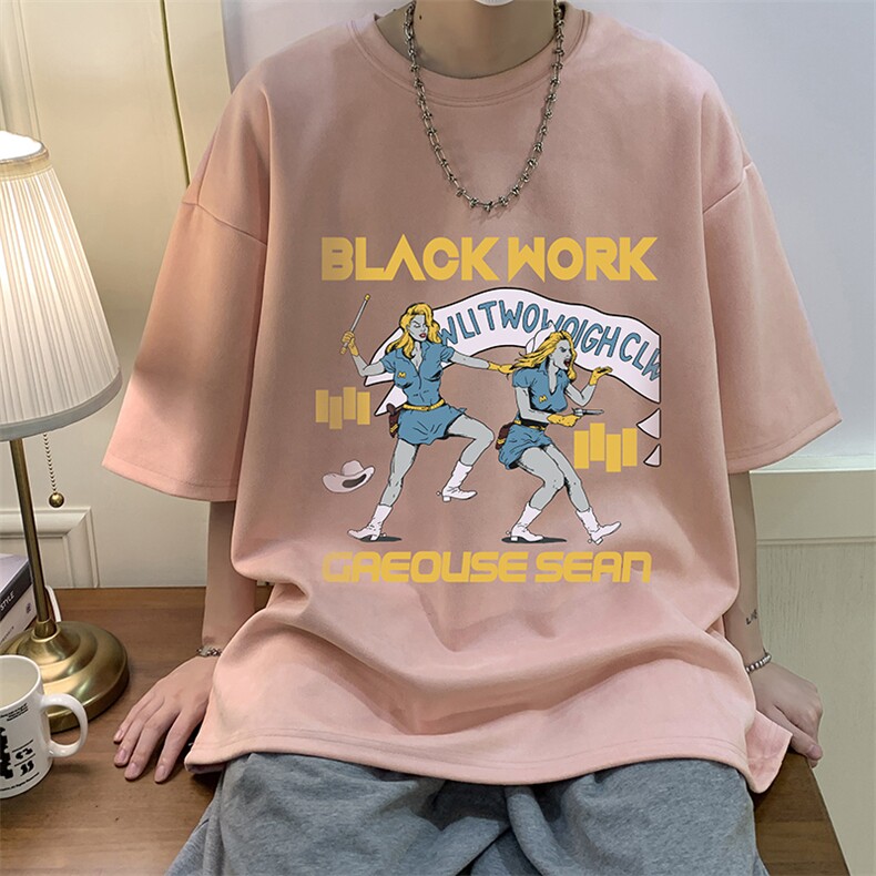 麂皮绒短袖t恤男大码半袖男JD82304-P25,男装T恤,电商A040