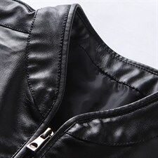 春秋韩版潮流帅气修身PU皮衣男短款青年皮夹克机车服外套813-P55，男装夹克，星座1403B