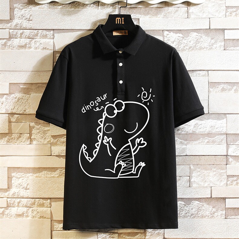 PL57172-P35翻领短袖polo衫男大码胖子半袖t恤男有领保罗衫砖墙，男装Polo衫，电商A040A