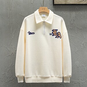 新款POLO衫灰墙挂拍华夫格休闲套头上衣PL3315-P38控58图片