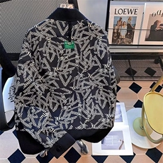 美式潮夹克男小香风格子拼接翻领上衣棒球服W1040P75，男装夹克，星座1116-2