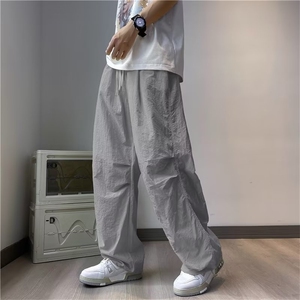 2023新款夏季薄款工装裤男装潮牌宽松九分裤男士休闲裤K04508-P38图片