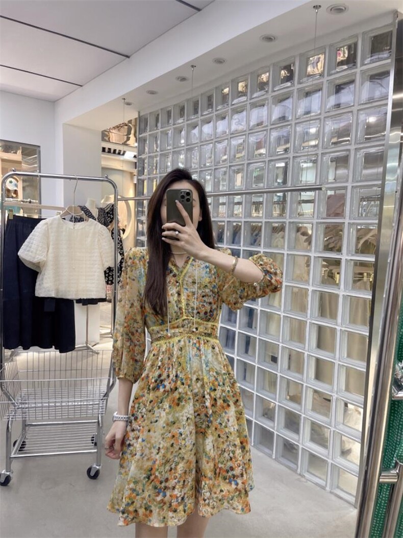 现货，夏季新品超百搭连衣裙，女装连衣裙，挑剔猫